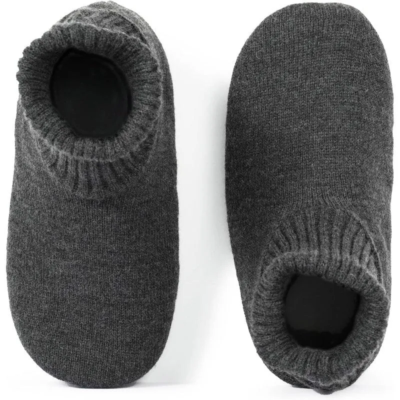 2 Pairs Comfy Grip Slipper Socks – Warm and Secure Indoor Comfort