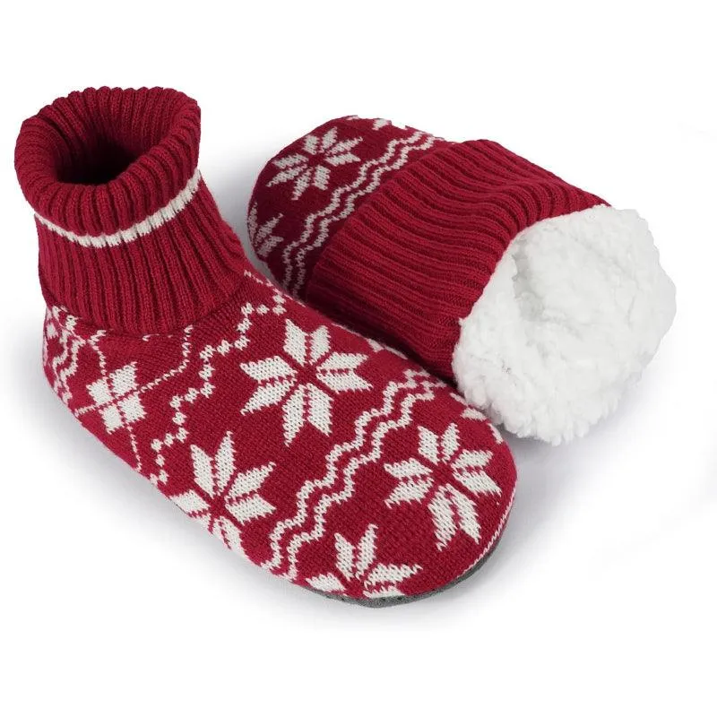 2 Pairs Comfy Grip Slipper Socks – Warm and Secure Indoor Comfort