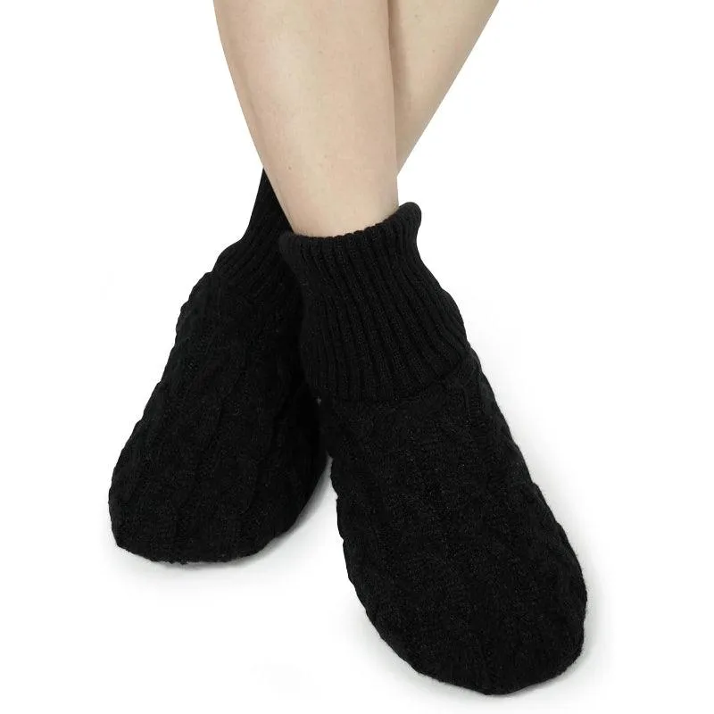 2 Pairs Comfy Grip Slipper Socks – Warm and Secure Indoor Comfort