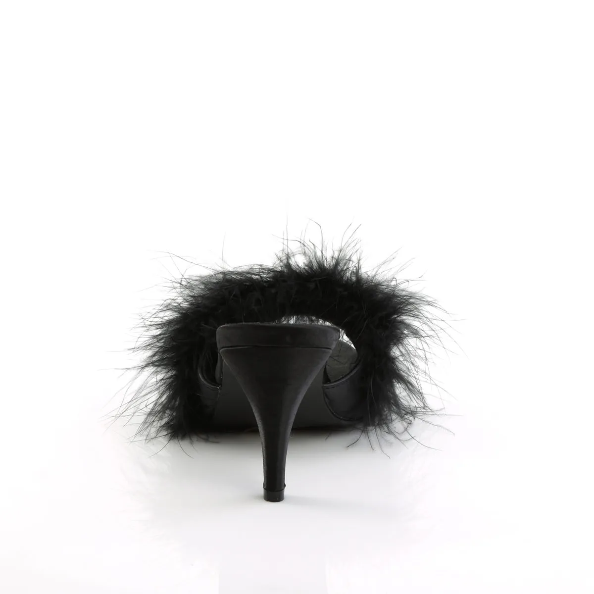 AMOUR-03 Fabulicious 3" Amour Black PU Sexy Shoes (High Heels)