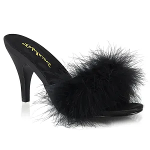AMOUR-03 Fabulicious 3" Amour Black PU Sexy Shoes (High Heels)