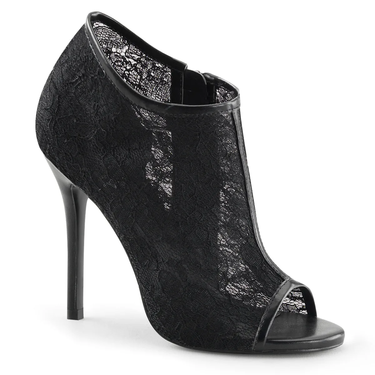 AMUSE-56 Fabulicious 5" Amuse Black Sexy Shoes (High Heels)
