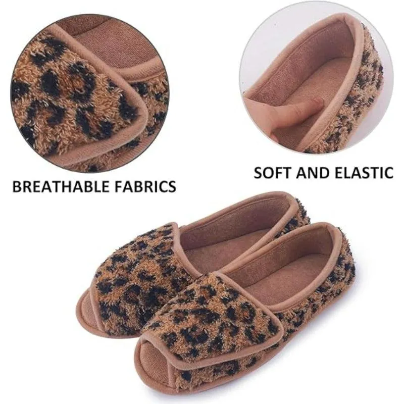 Arthritis Plush Slippers – Cushioned Fit for Comfort Adjustable