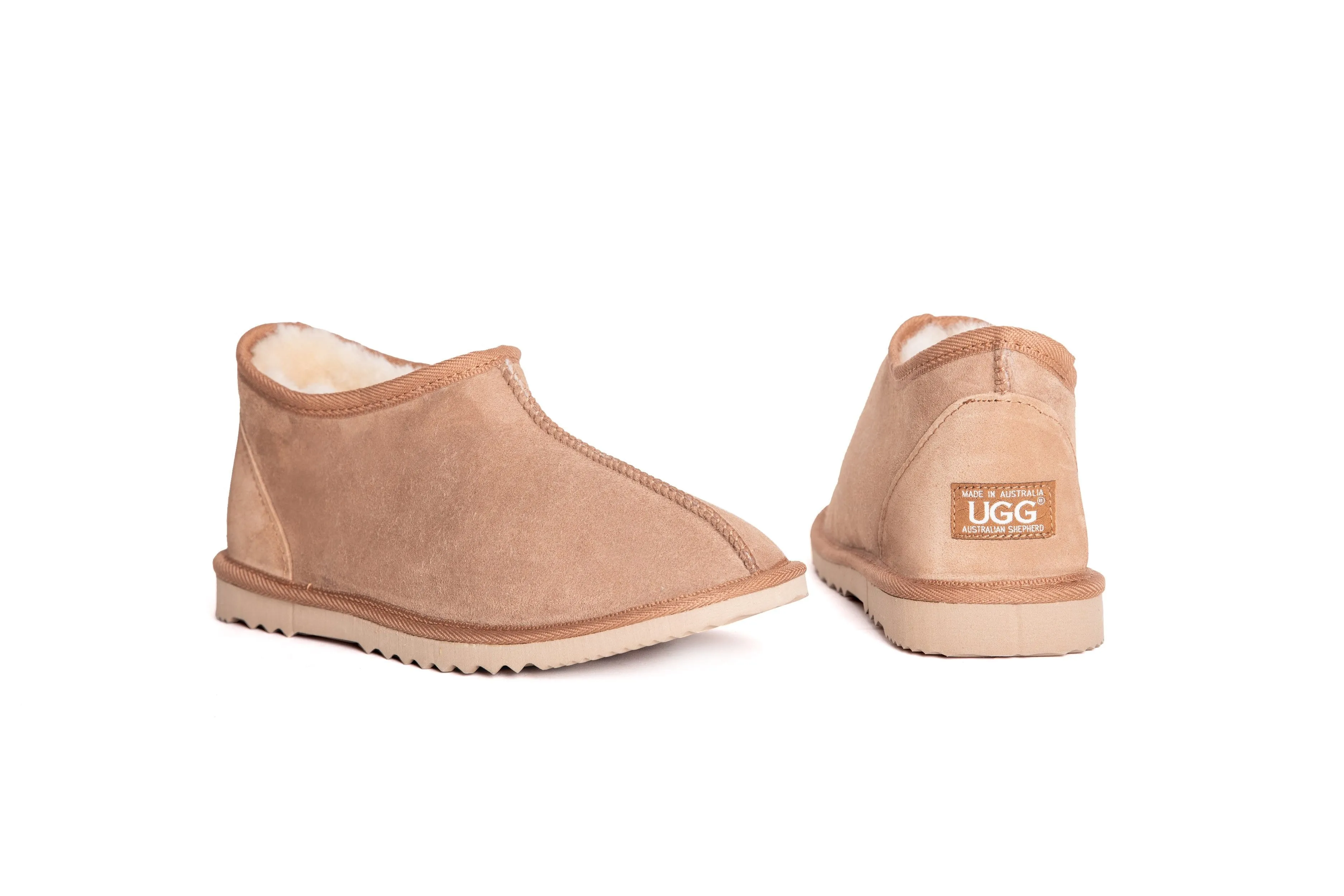 Australian Shepherd® Australian Made Men UGG Slippers Double-face Sheepskin