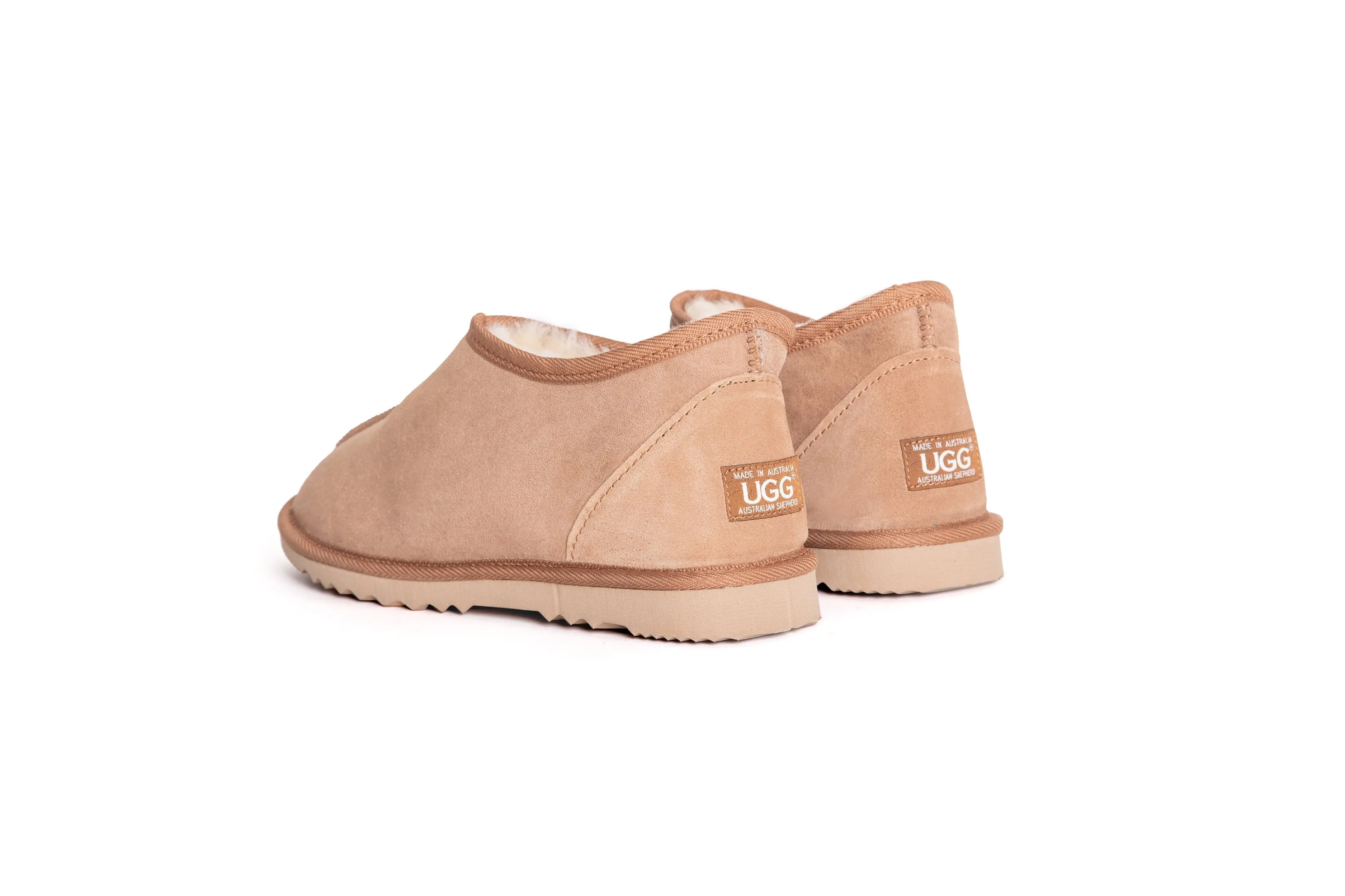 Australian Shepherd® Australian Made Men UGG Slippers Double-face Sheepskin