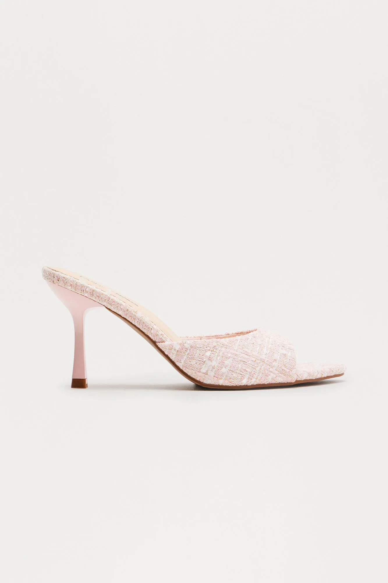 Becky Tweed Mules - Pink