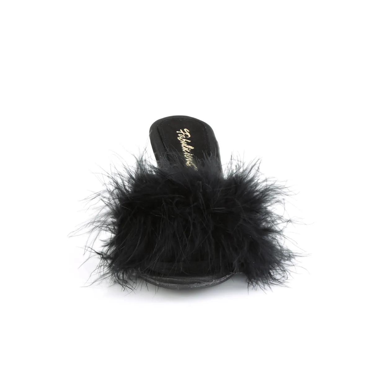BELLE-301F Fabulicious 3" Belle Black PU Sexy Shoes (High Heels)