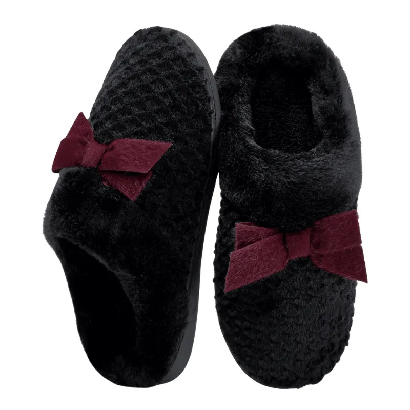 Bowknot Design Orthopedic Slippers – Comfortable Slip-On