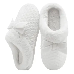Bowknot Design Orthopedic Slippers – Comfortable Slip-On