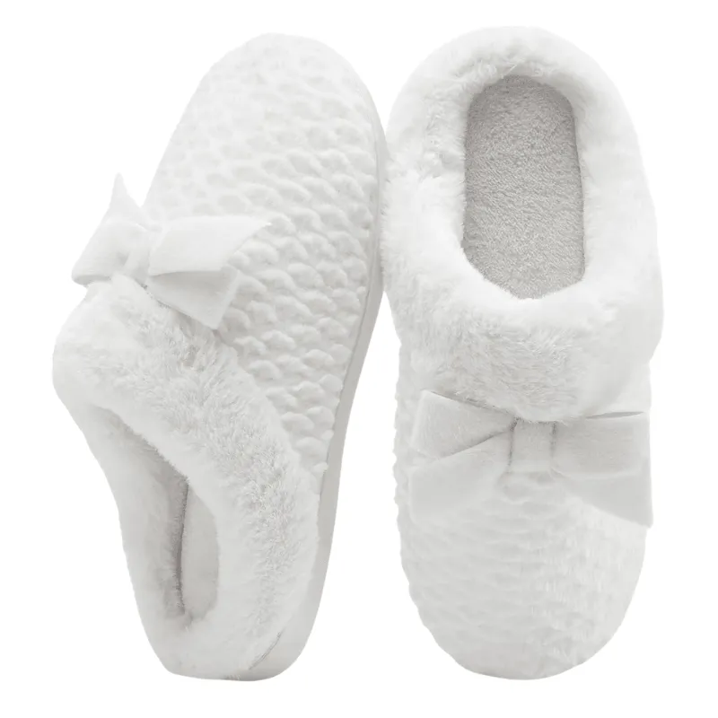 Bowknot Design Orthopedic Slippers – Comfortable Slip-On
