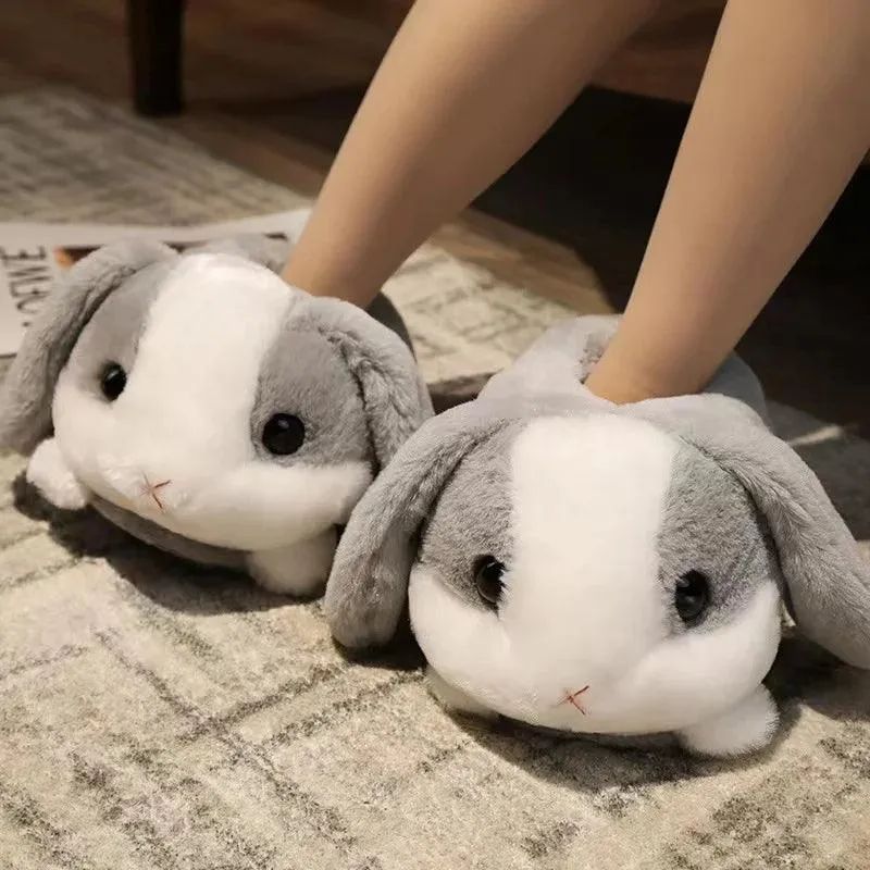 Bunny Themed Cozy Slippers – Plush Comfort for Your Feet
