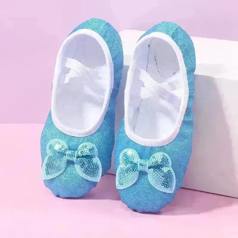 Children's Dance Soft Bottom Training Shoes Kids Ballet Shoes