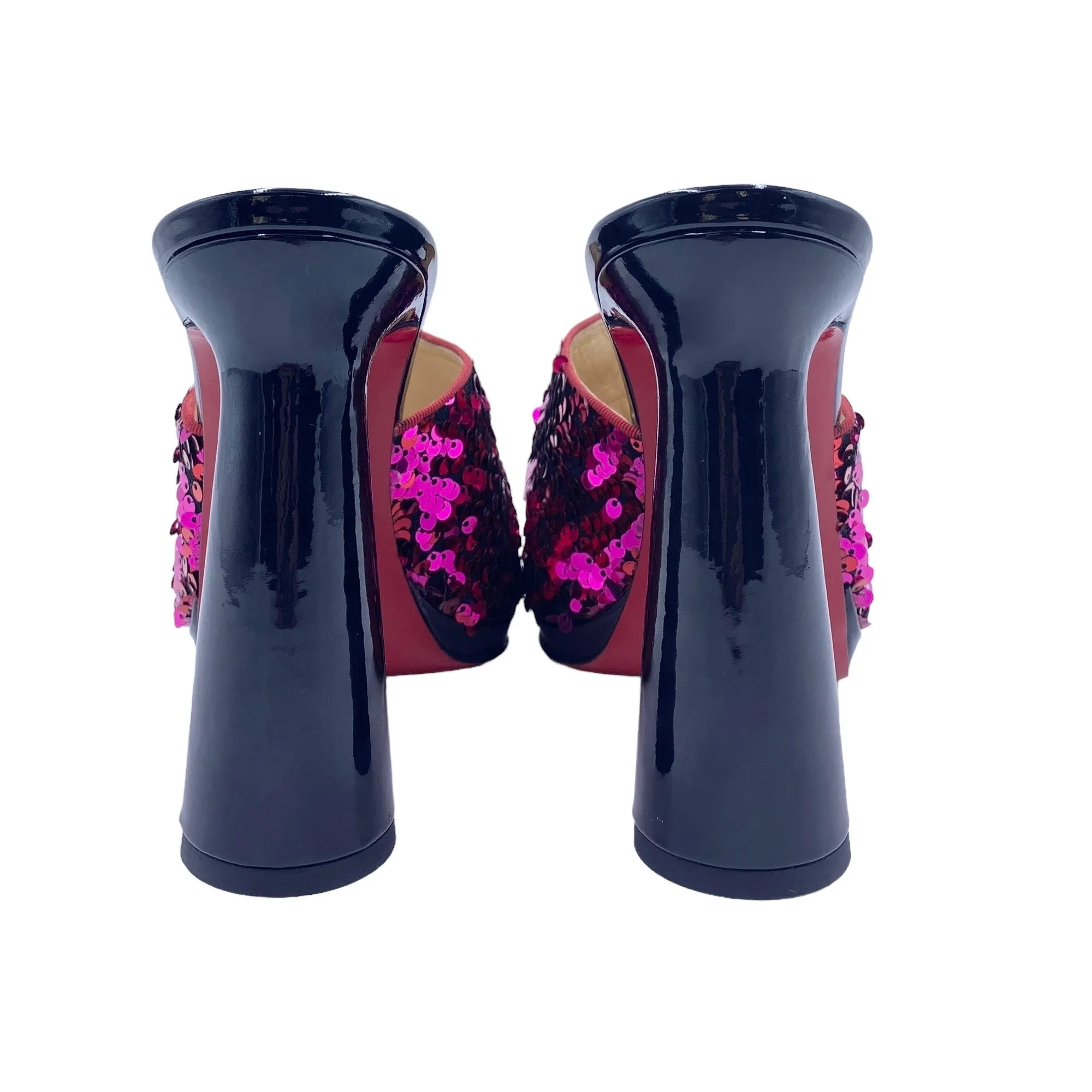 CHRISTIAN LOUBOUTIN SEQUIN MULES EU 40/ UK 7