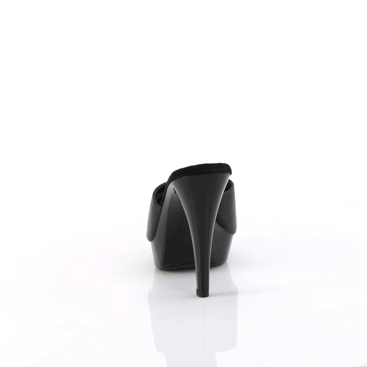 COCKTAIL-501L Fabulicious 5" Cocktail Black Leather Sexy Shoes (High Heels)