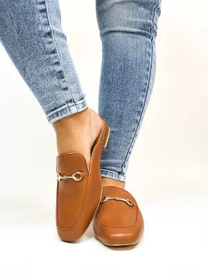 Corky's Cognac Charmer Mules FiNAL SALE