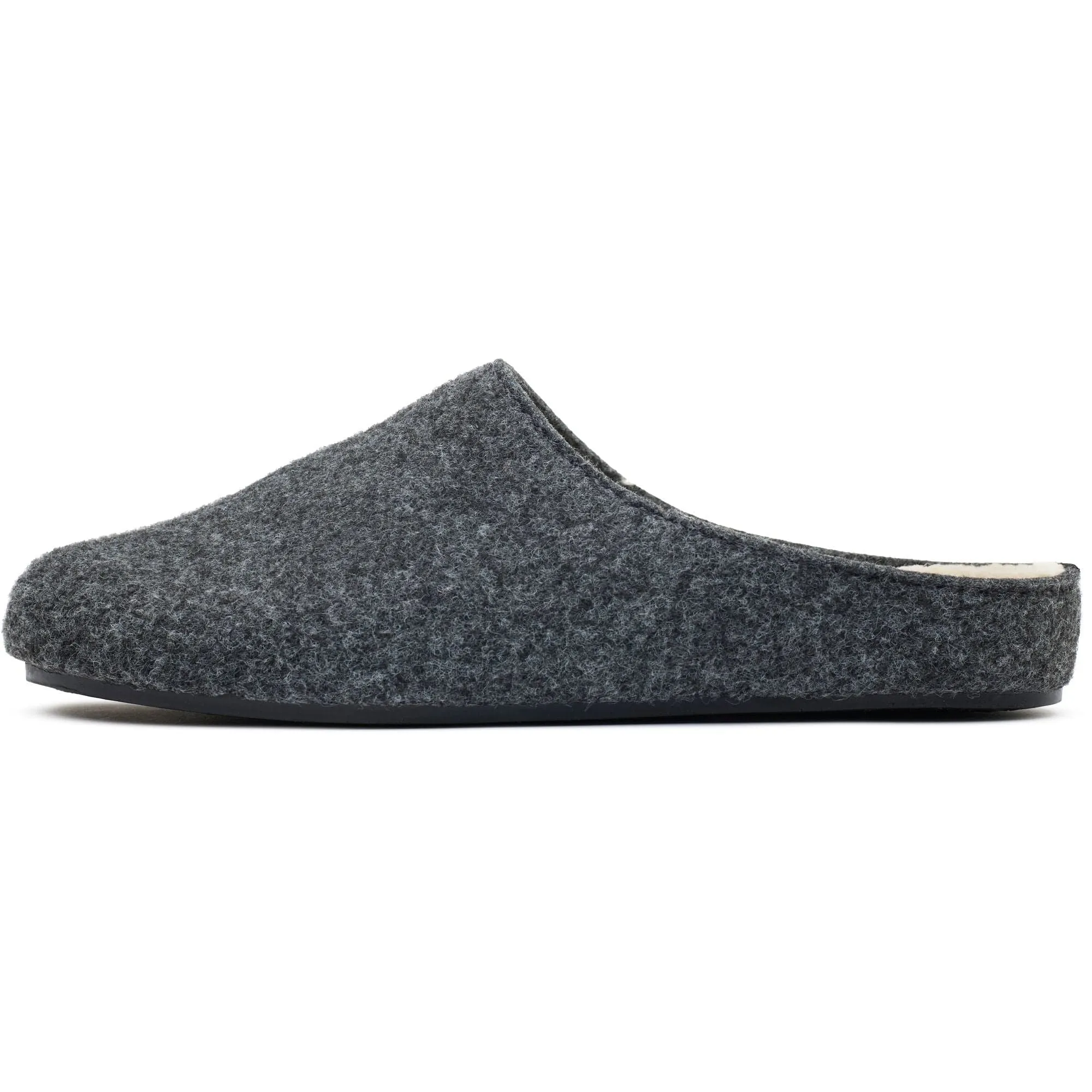 Date Women's Vegan Mule Slippers | Dark Grey