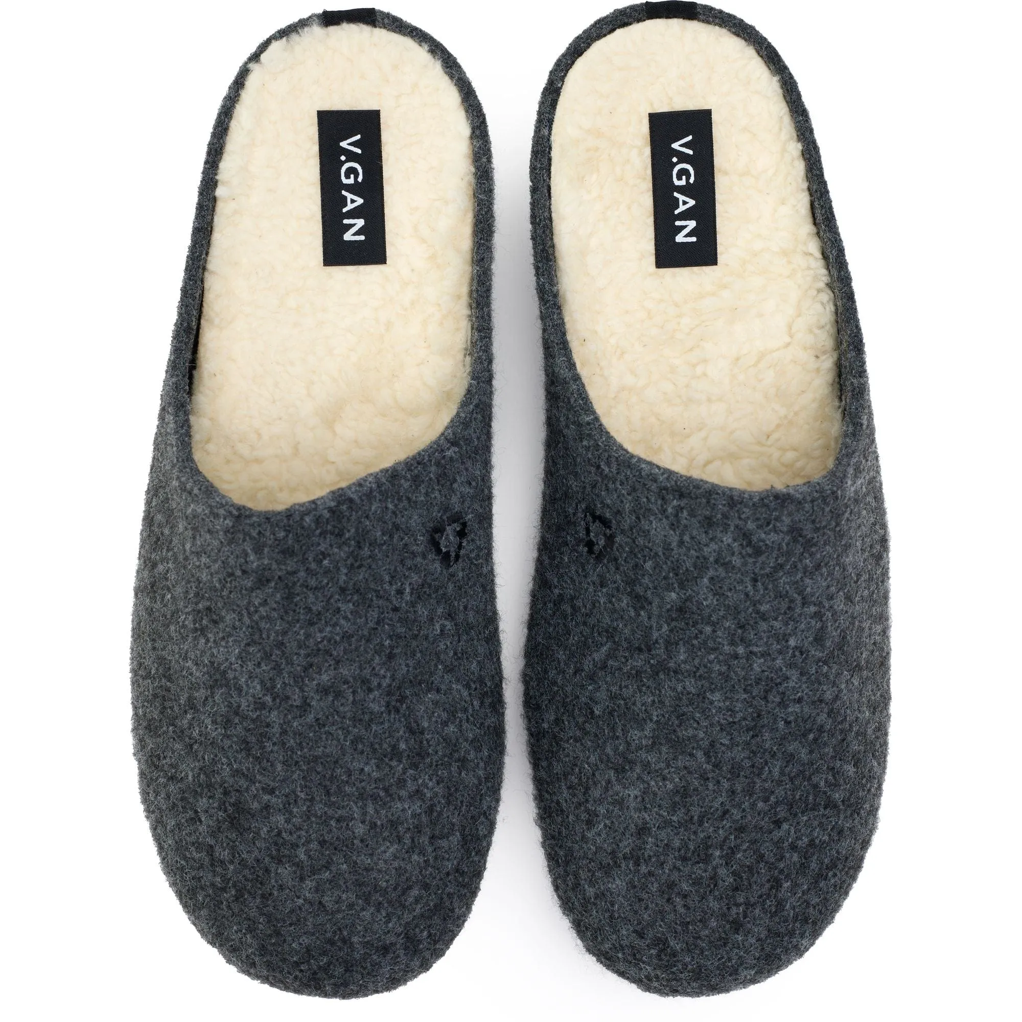 Date Women's Vegan Mule Slippers | Dark Grey