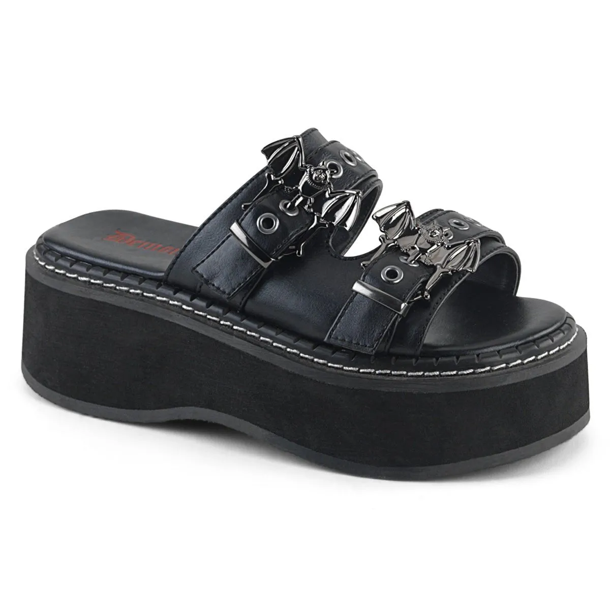 DemoniaCult Emily 100 Womens Sandals, Mules/Slip-Ons