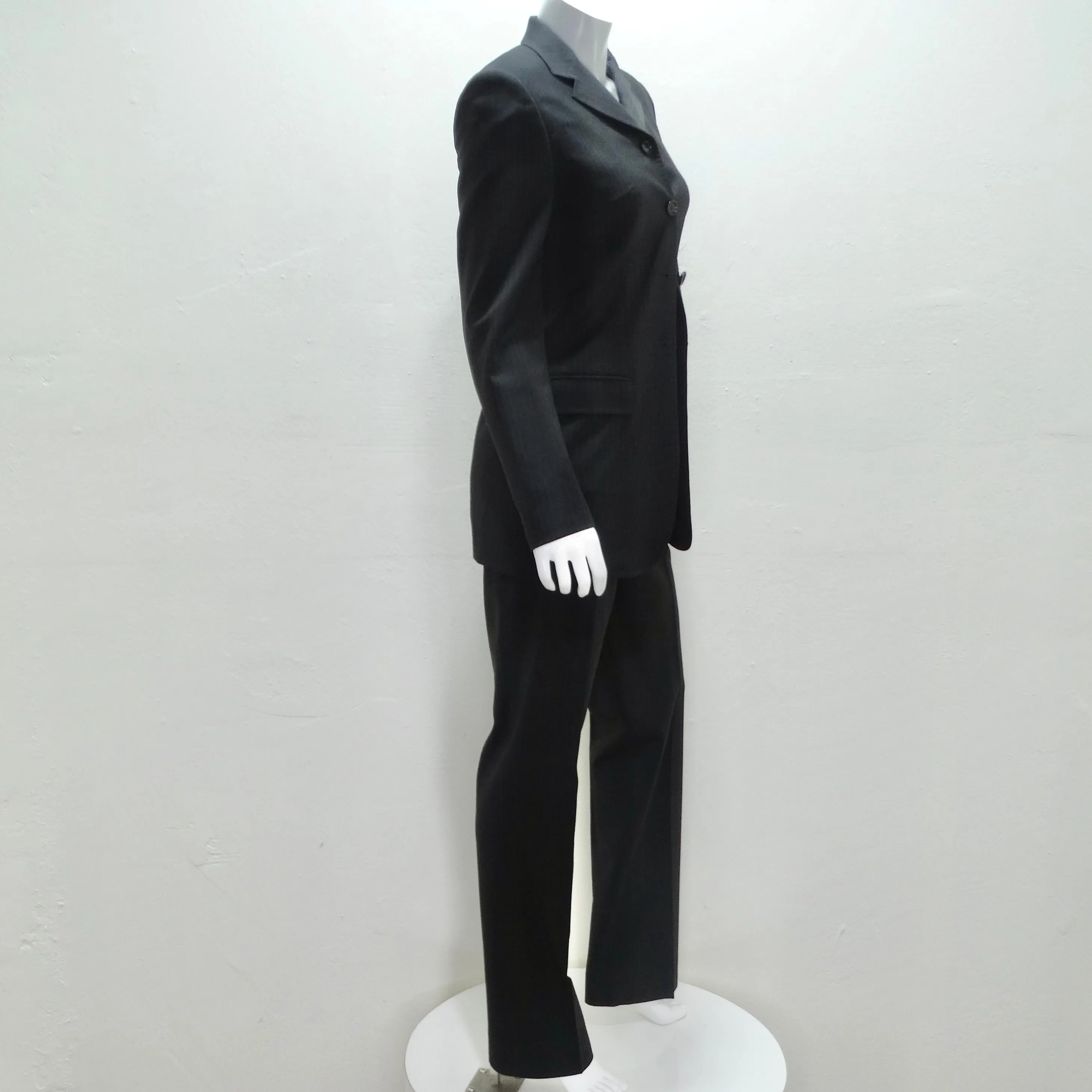 Dolce & Gabbana 90s Pinstripe Blazer Suit