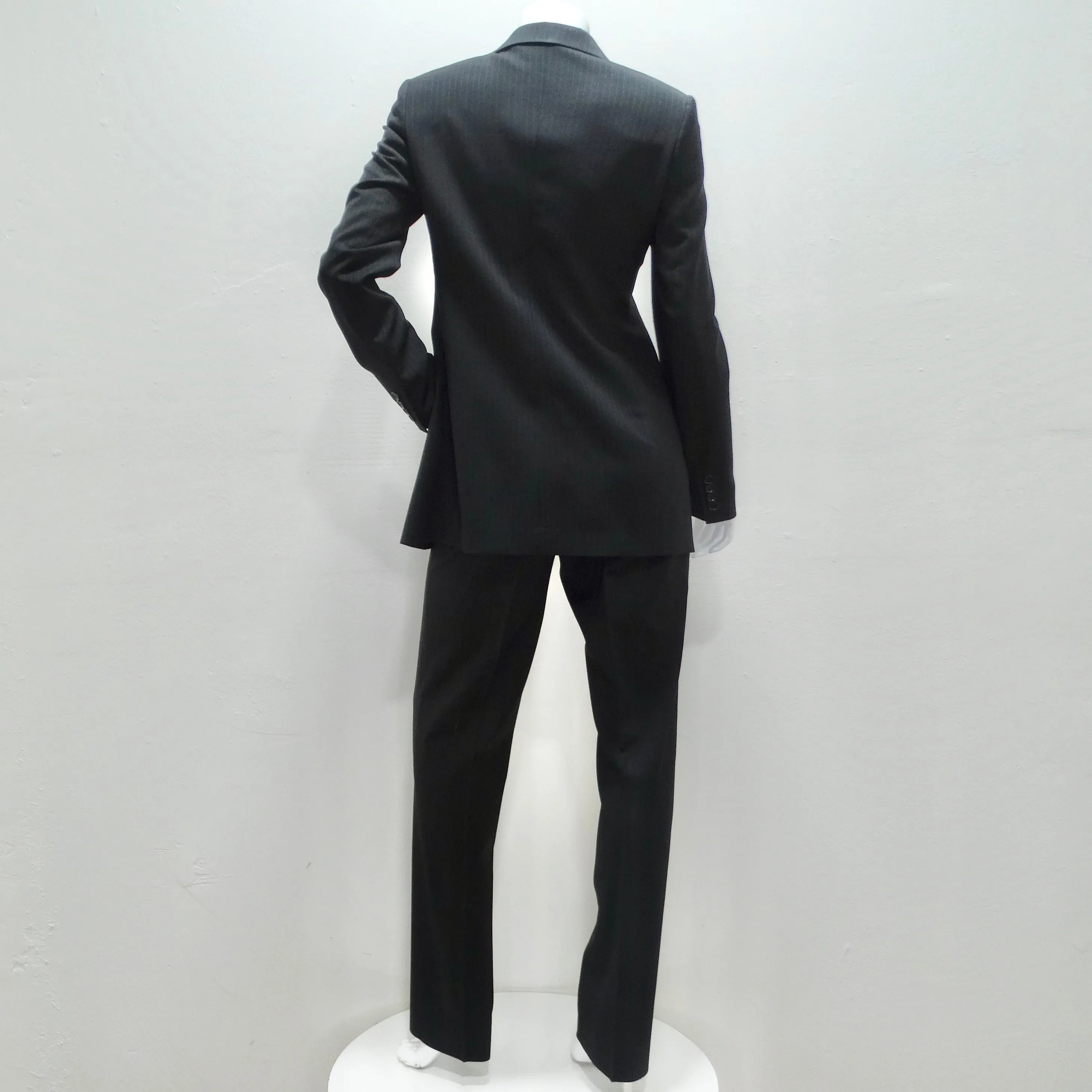 Dolce & Gabbana 90s Pinstripe Blazer Suit