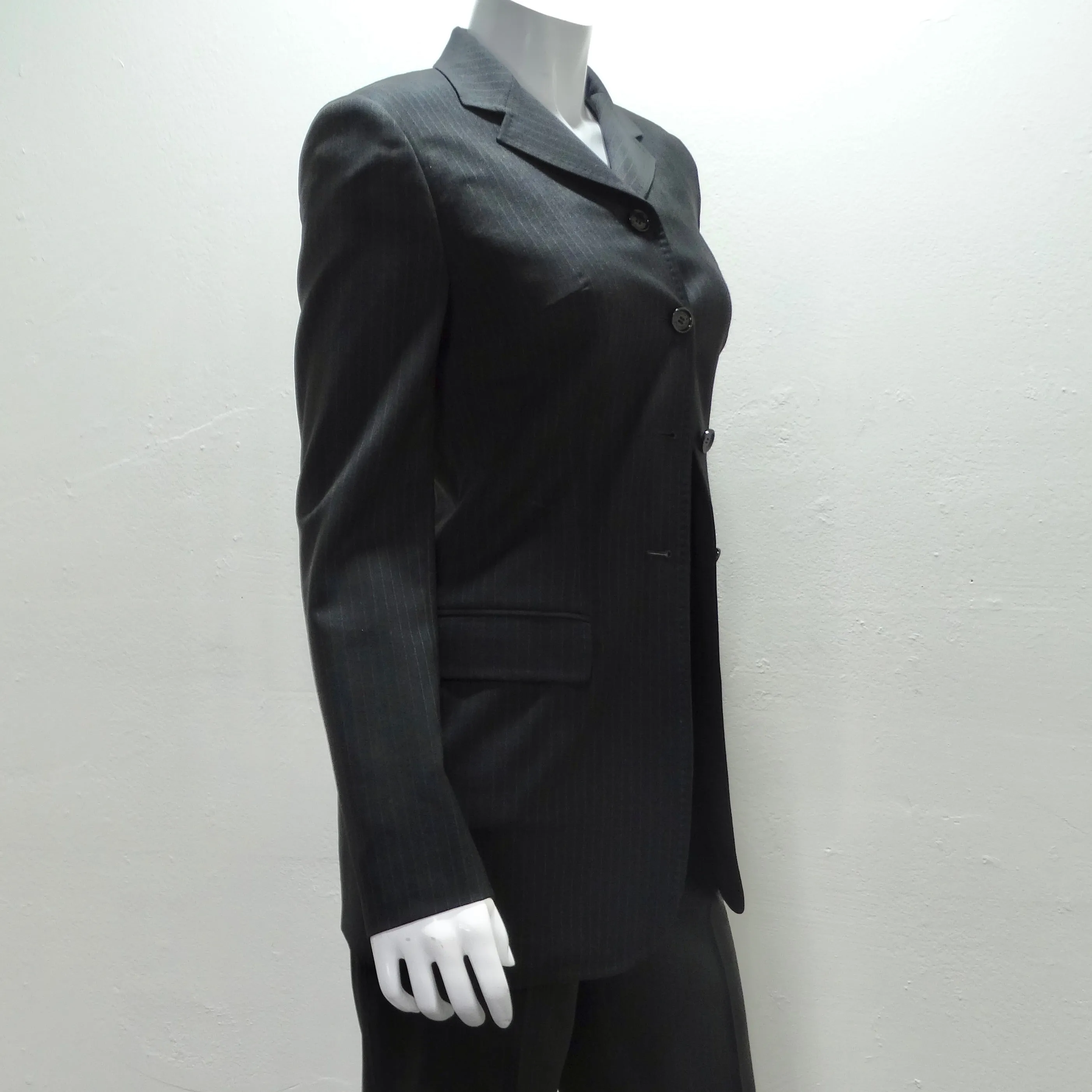 Dolce & Gabbana 90s Pinstripe Blazer Suit