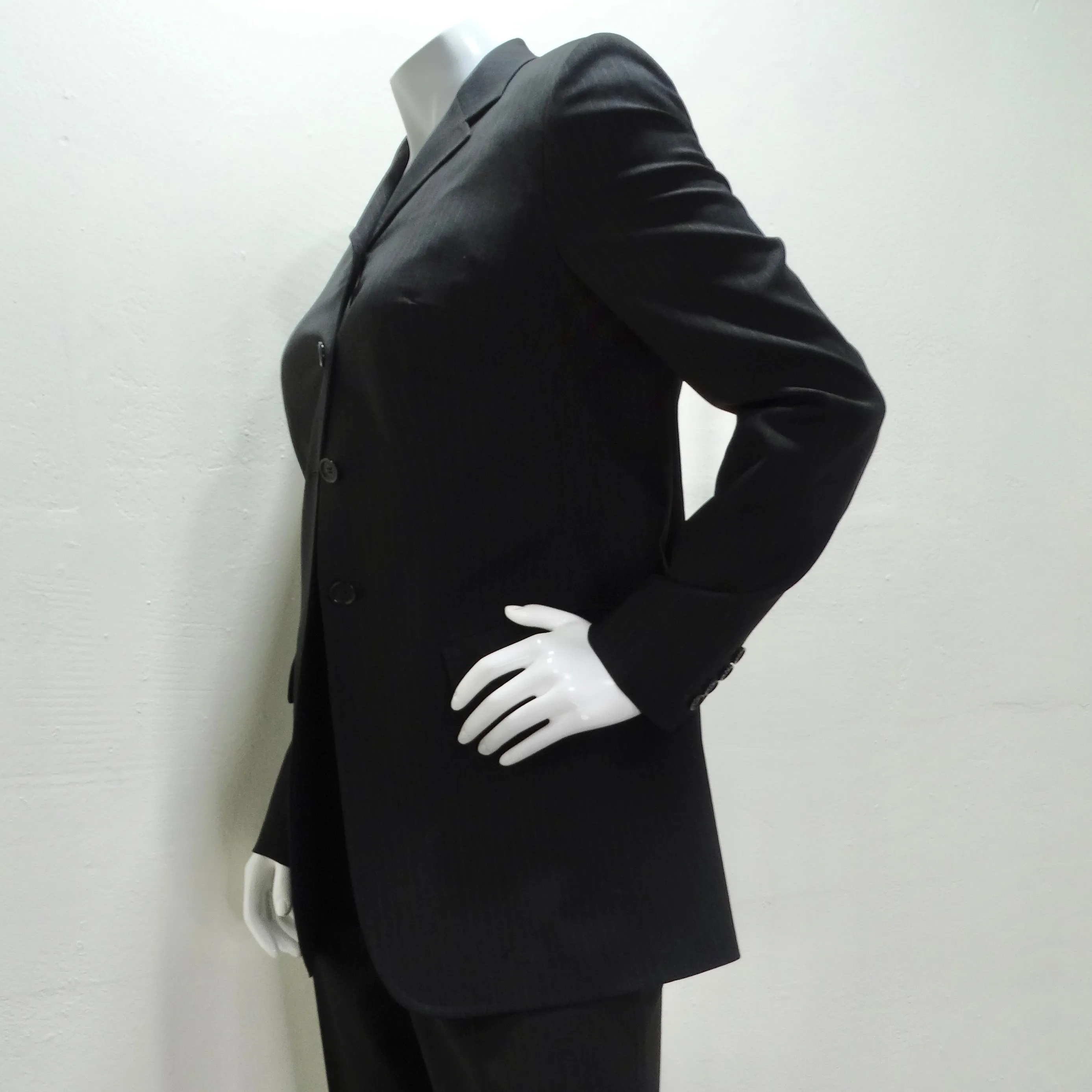 Dolce & Gabbana 90s Pinstripe Blazer Suit