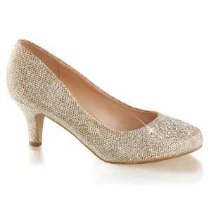 DORIS-06 Fabulicious Nude Glitter Mesh Fabric Sexy Shoes (High Heels)