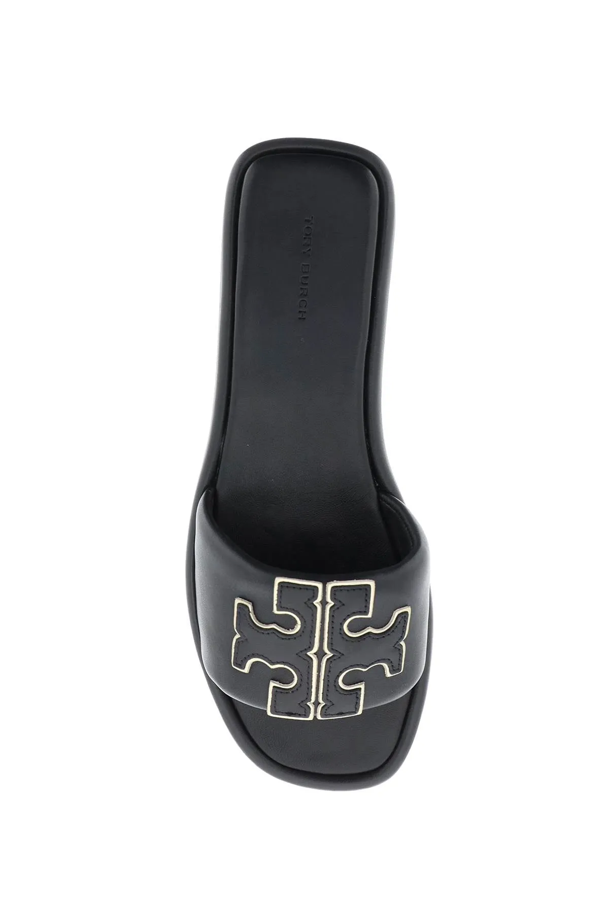 double t leather slides