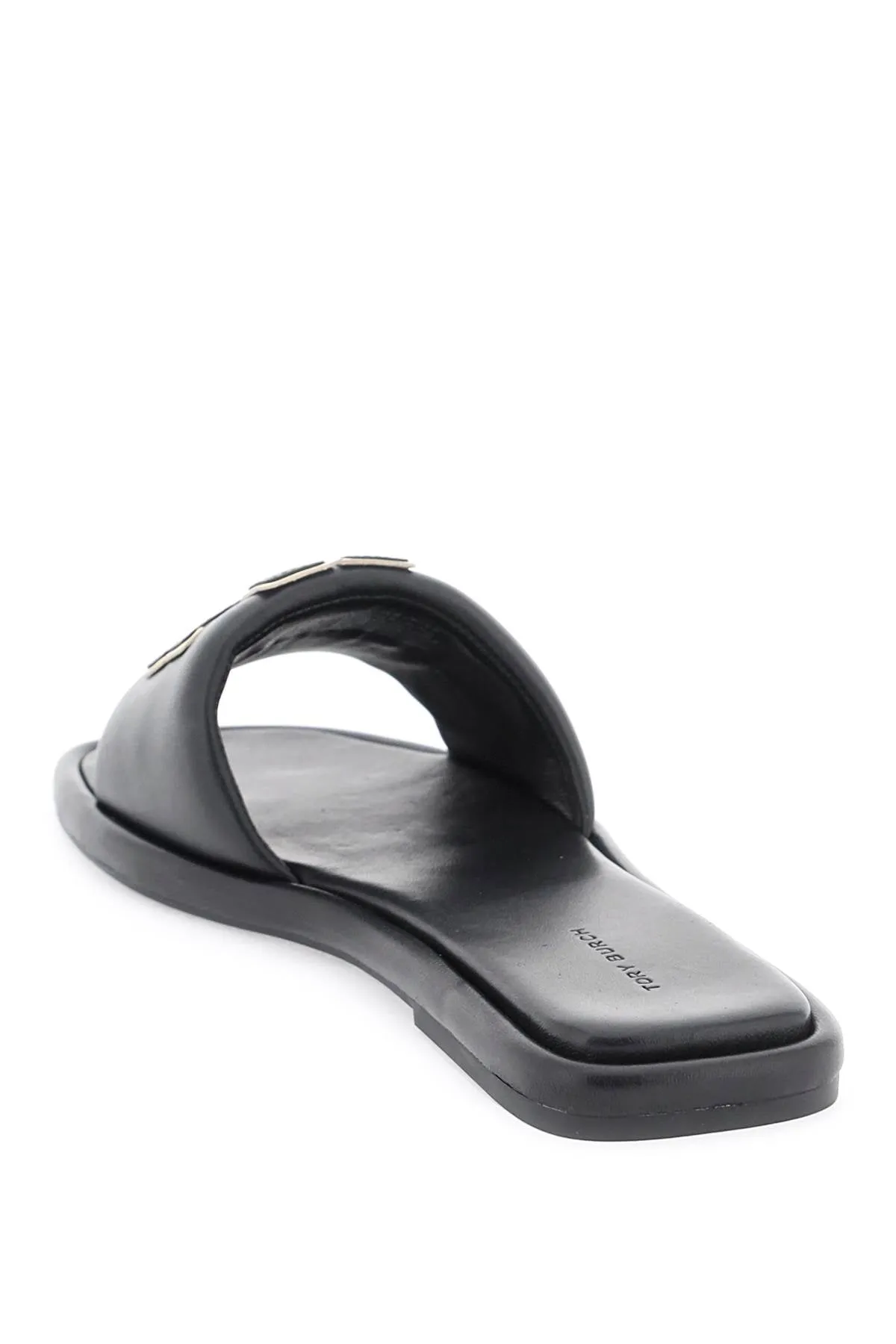 double t leather slides