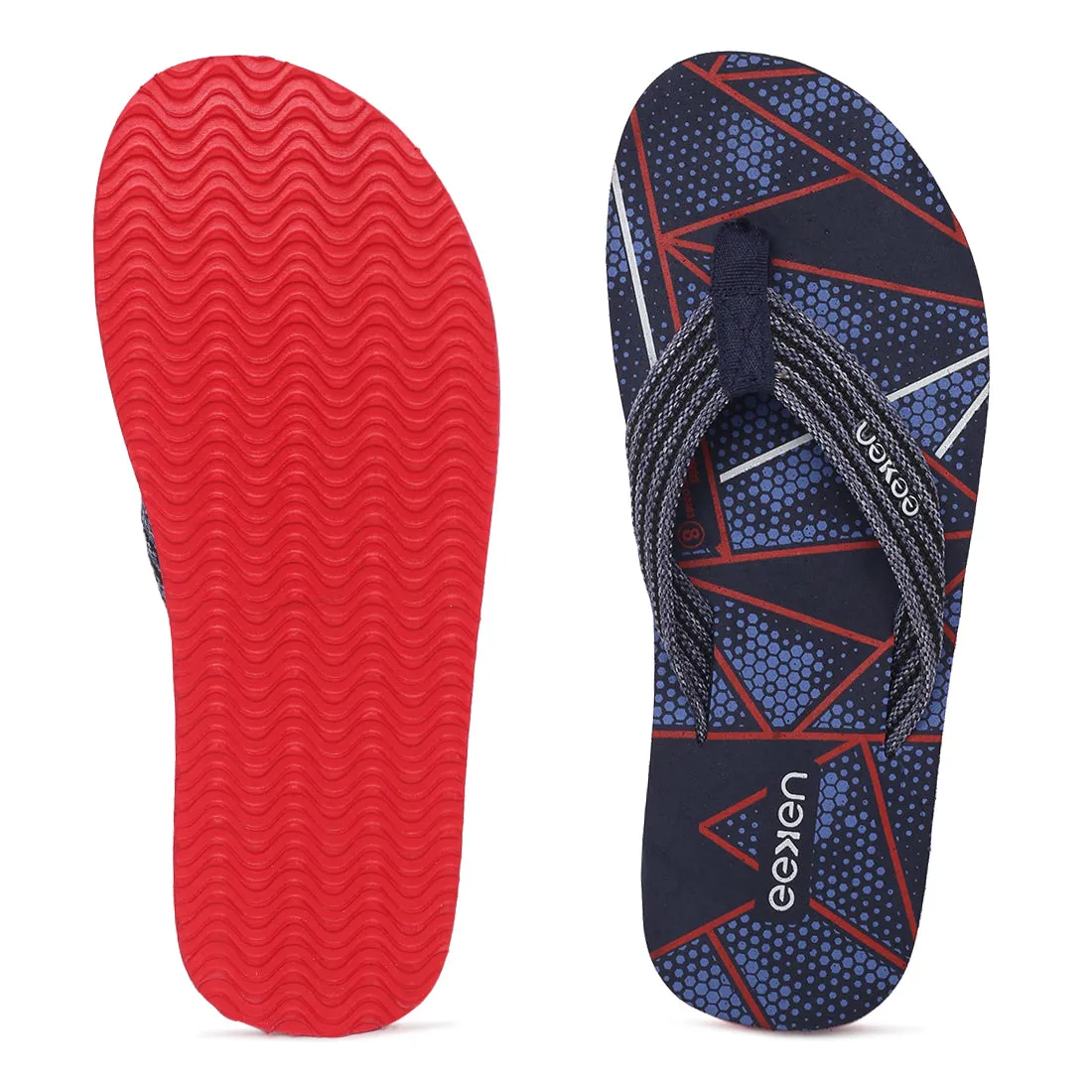 Eeken EFBGO2403S Navy Lightweight Washable Dailywear Durable Flip Flops For Men