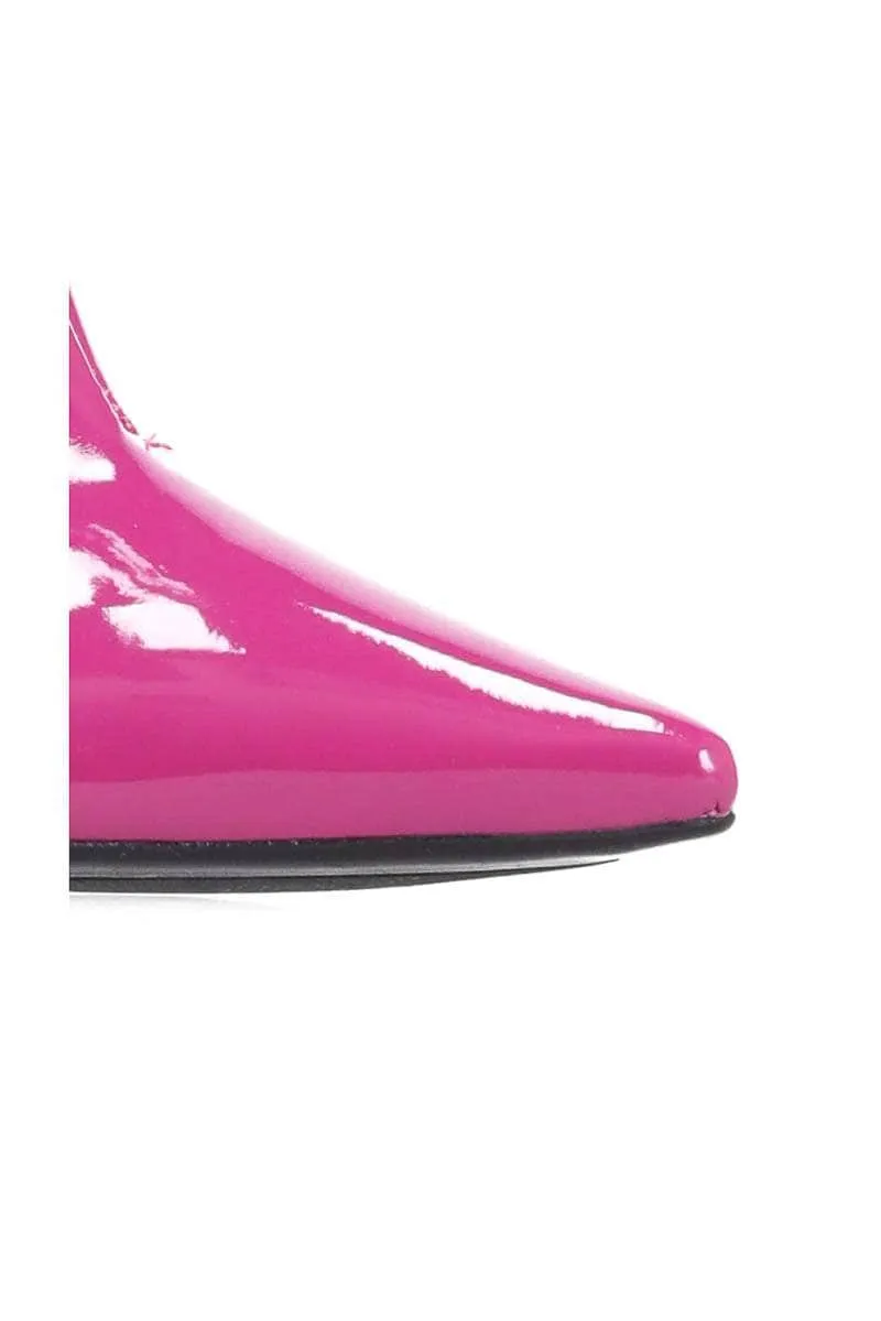 Elsey Boot Patent Magenta
