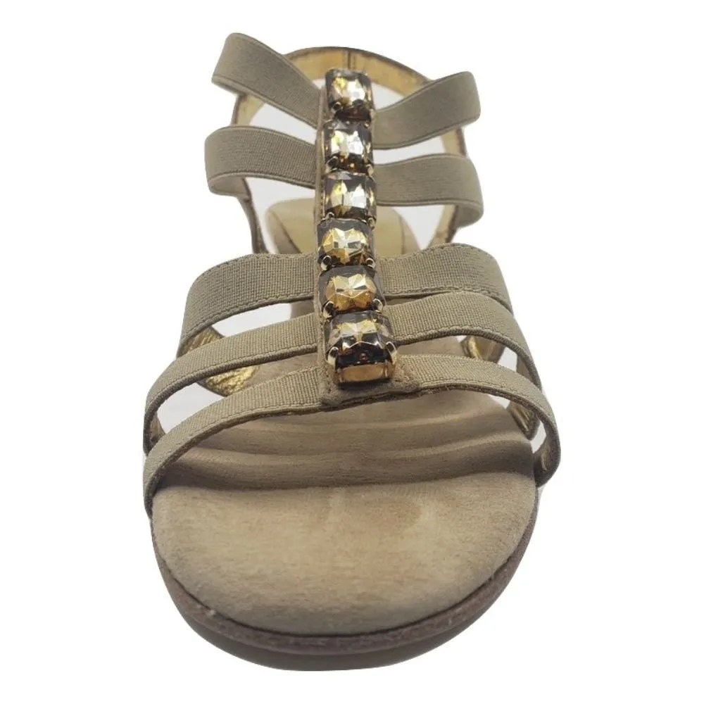 Enrica Tortora Suede Amalfi Sandals