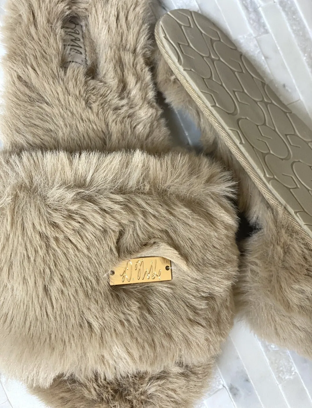 Faux-Fur Comfort Slippers