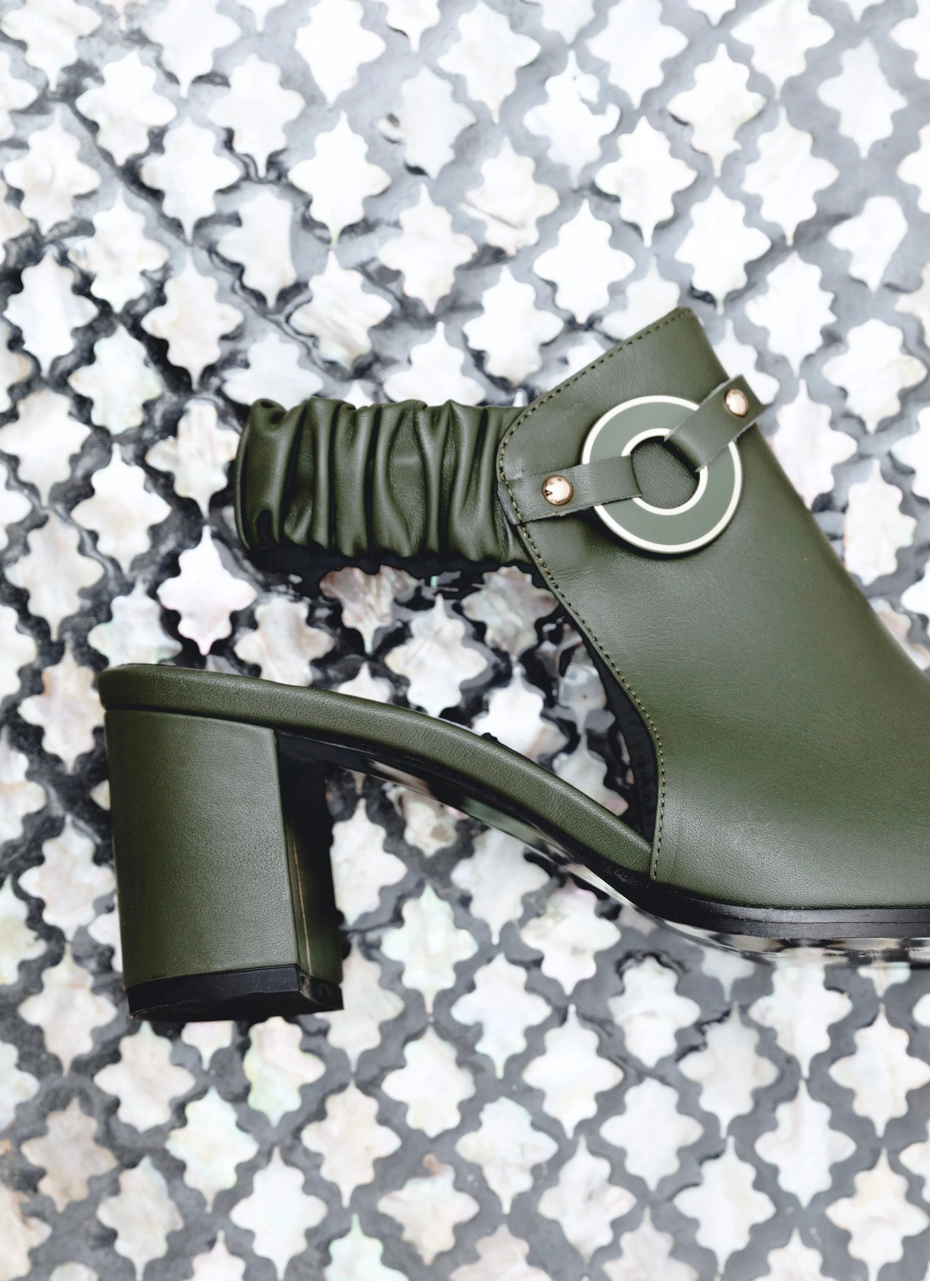 Fonda IV green heel