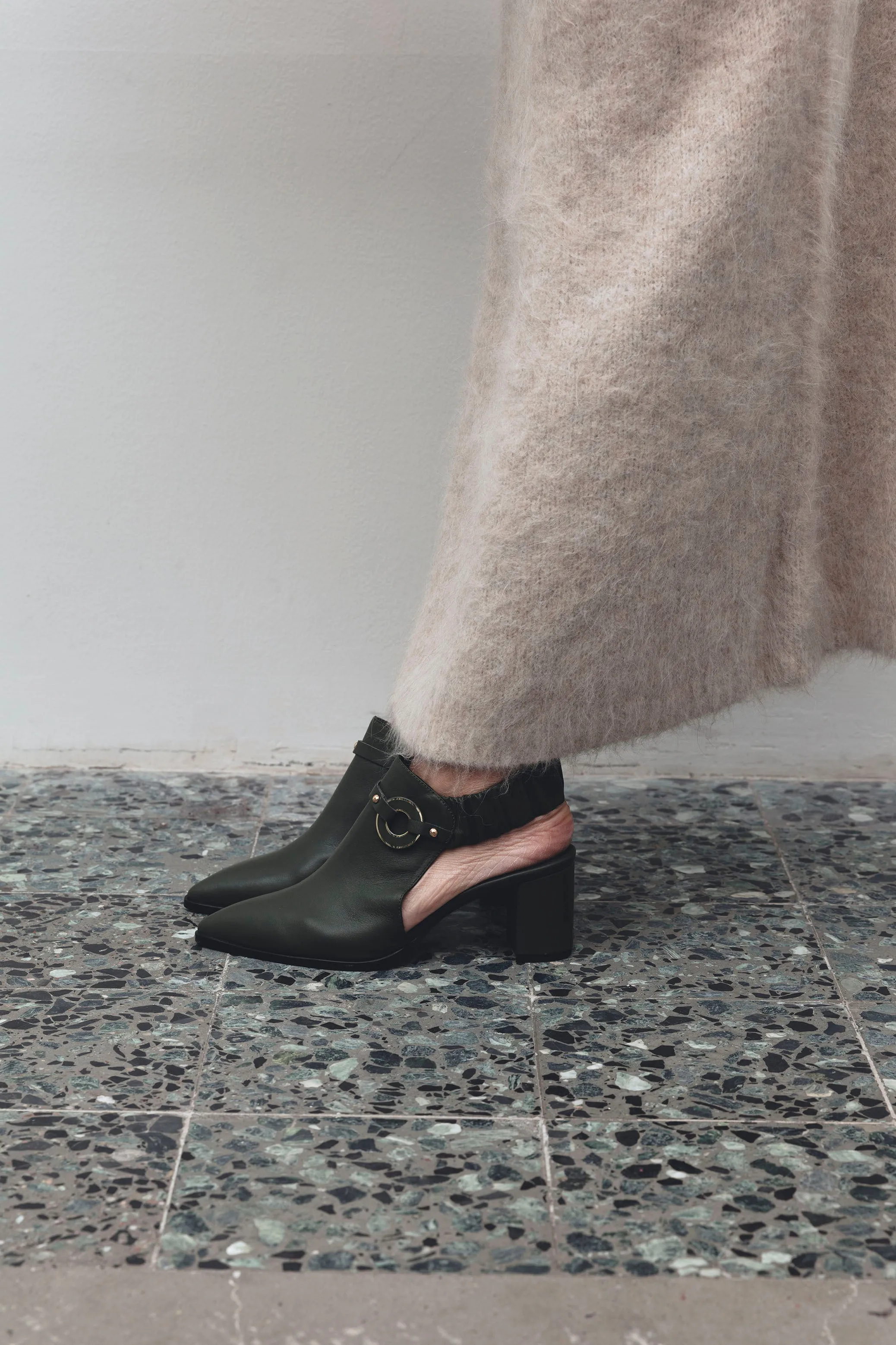 Fonda IV green heel