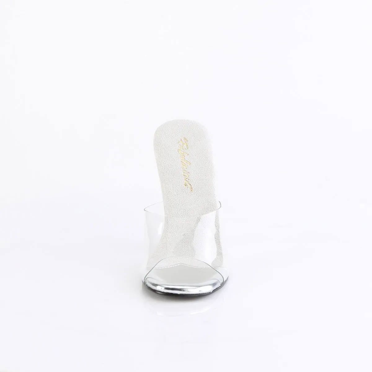 GALA-01DM Fabulicious 4 1/2" Gala Clear/Silver AB Sexy Shoes (High Heels)