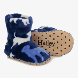 Hatley Silhouette Pups Fleece Slippers