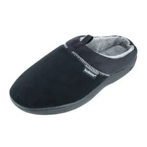 Isotoner Men's Microterry Jared Hoodback Slippers
