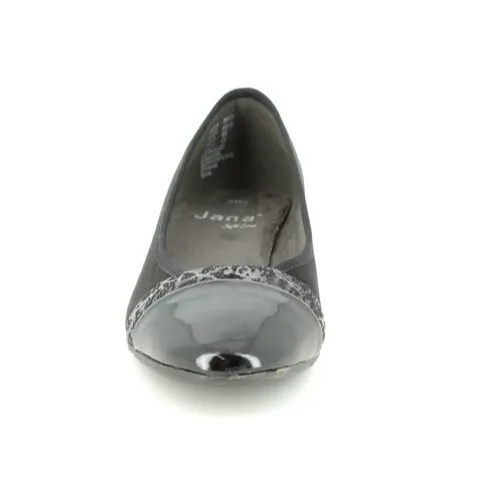 JANA BALLET Pump SHOE BLACK – 22165