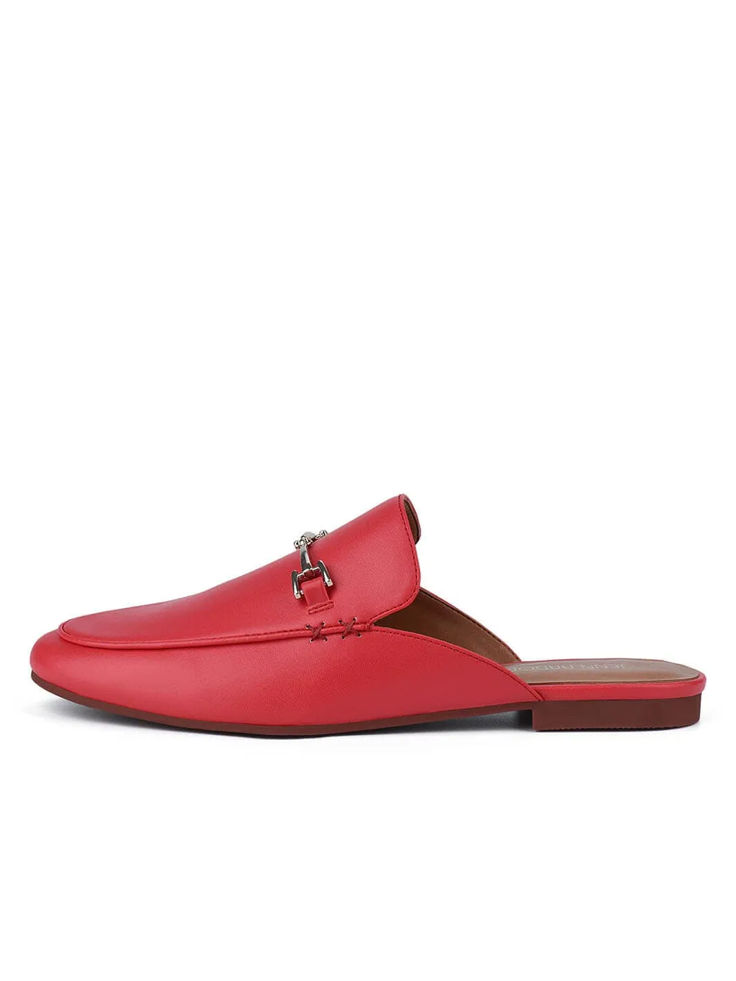 JENN ARDOR Women Smooth Artificial Leather Flat Mules