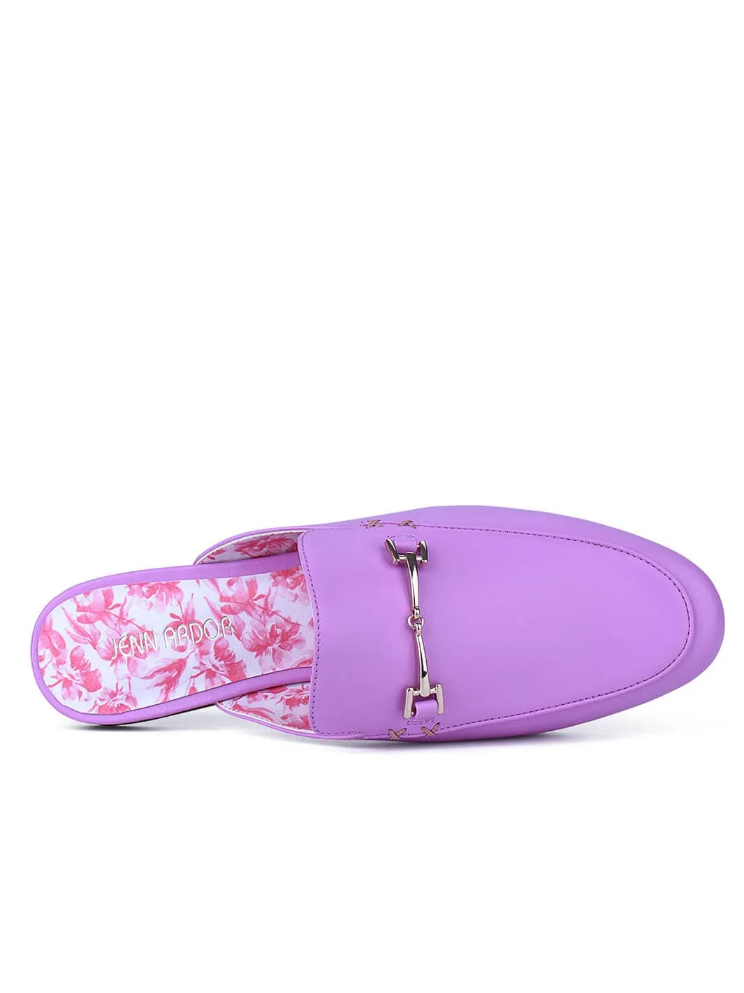 JENN ARDOR Women Smooth Artificial Leather Flat Mules