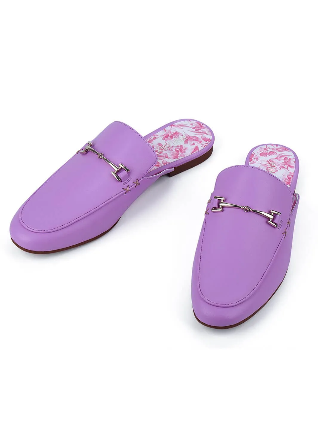 JENN ARDOR Women Smooth Artificial Leather Flat Mules