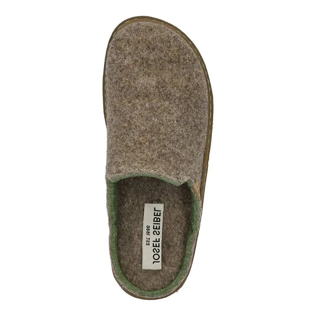 Josef Seibel Carmaux 01 Ladies Brown Slip In Textile Slippers