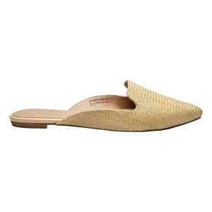Journal Raffia Slip on Mules