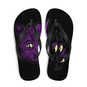 KittyChaos Logo Flip-Flops