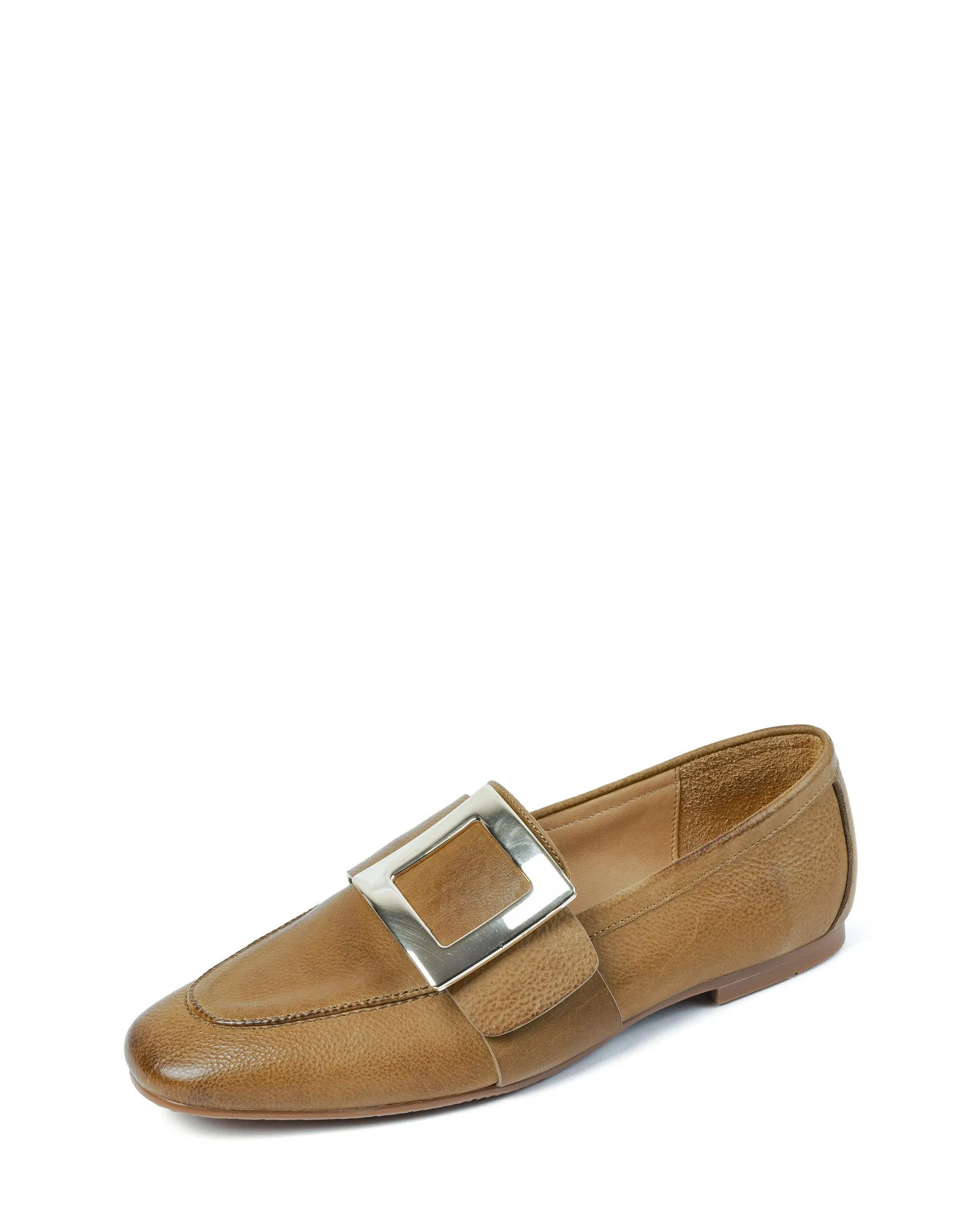 Lawa - Buckled Leather Loafers