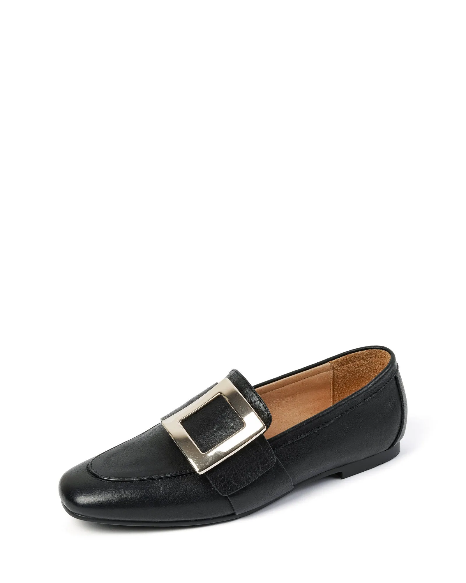 Lawa - Buckled Leather Loafers
