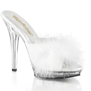 LIP-101-8 Fabulicious 5" Lip White Sexy Shoes (High Heels)