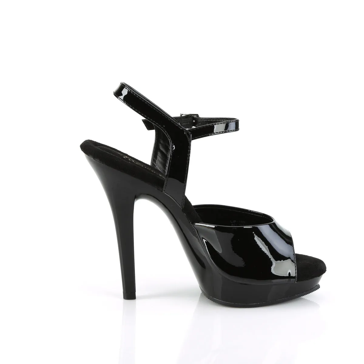 LIP-109 Fabulicious 5" Lip Black Sexy Shoes (High Heels)