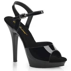 LIP-109 Fabulicious 5" Lip Black Sexy Shoes (High Heels)